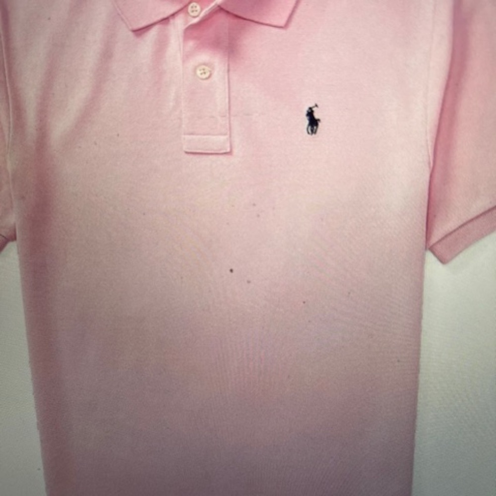 Ralph Lauren ladies pink polo shirt SLIM fit - Medium